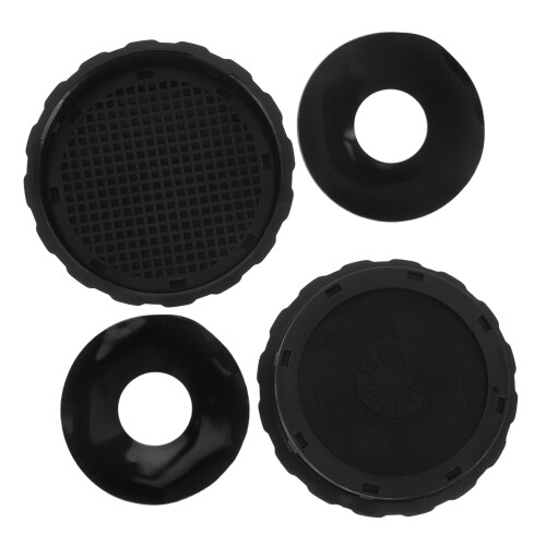 5Pcs ABS Black Veneers Pretreatment Storage Organizer Box for Dentures 1