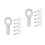 12Pcs Silver Cable Ball Stopper Replacement for Home Use 5