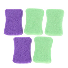 10Pcs Assorted Color PU Pedicure Rubbing Stones for Dead Skin Removal