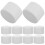 20Pcs White PVC Pipe Caps Versatile Water Supply Fitting Covers 1