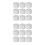20Pcs White PVC Pipe Caps Versatile Water Supply Fitting Covers 4