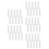 50Pcs Replacement Nibs for Markers Polyester Tips Fine Paint Pen White 8