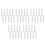 50Pcs Replacement Nibs for Markers Polyester Tips Fine Paint Pen White 4