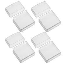 16Pcs Clear Plastic Lighter Protective Cases Portable Sleeve Organizer