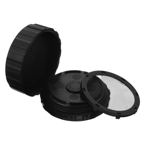 5Pcs ABS Black Veneers Pretreatment Storage Organizer Box for Dentures 2