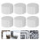 20Pcs White PVC Pipe Caps Versatile Water Supply Fitting Covers 10