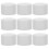 20Pcs White PVC Pipe Caps Versatile Water Supply Fitting Covers 3