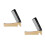 2Pcs Golden Men Comb Beard Comb Hairdressing Accessories Soft Massage 8