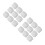 20Pcs White PVC Pipe Caps Versatile Water Supply Fitting Covers 8