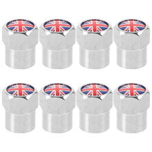 24Pcs Metal Tire Air Caps Uk Flag Stem Covers for Cars and Trucks