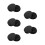 5Pcs ABS Black Veneers Pretreatment Storage Organizer Box for Dentures 8