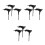 15Pcs Black PVC T-Handle Skate Wrench for Precise Skate Maintenance 7