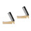 2Pcs Golden Men Comb Beard Comb Hairdressing Accessories Soft Massage 5