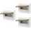 3Pcs ABS Breaker Box White Weatherproof Outdoor Electrical Panel Cover 6