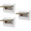 3Pcs ABS Breaker Box White Weatherproof Outdoor Electrical Panel Cover 7