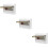 3Pcs ABS Breaker Box White Weatherproof Outdoor Electrical Panel Cover 9