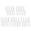 50Pcs Replacement Nibs for Markers Polyester Tips Fine Paint Pen White 7