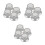 12Pcs Silver Mixer Speed Control Knobs Plastic for Home Audio Devices 4