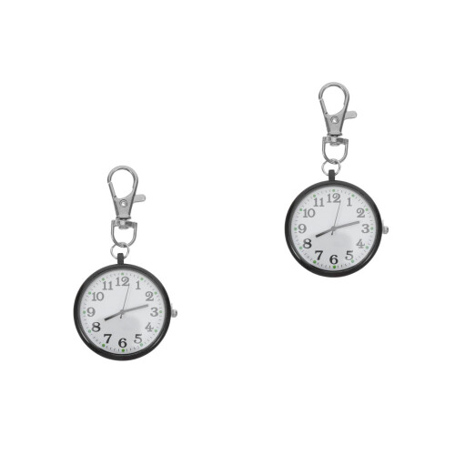 2Pcs Stylish Nurses Pocket Watches Durable Glass Face Multi-Color 2