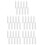 50Pcs Replacement Nibs for Markers Polyester Tips Fine Paint Pen White 5