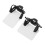 4Pcs ABS Shooting Glasses Blinder Patch White Adjustable Occluder Clip 1