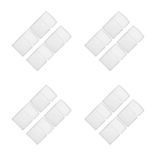16Pcs Clear Plastic Lighter Protective Cases Portable Sleeve Organizer 1