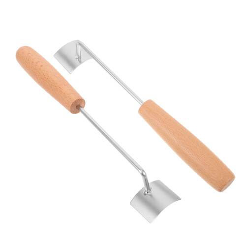 6Pcs Stainless Steel Corn with Wooden Handle for Kitchen Use 2
