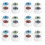 200Pcs Durable Plastic Craft Eyes for DIY Dolls and Puppet Making 2