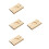 4Pcs Wood Dumpling Press Maker Manual Pastry Wrapper Mold Light Brown 5