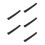 5Pcs Plastic DIY Black Tank Track Accessories for Model Toy Assembly 8