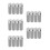 20Pcs Grey Cord Weights Plastic Pull Rope Handles for Window Blinds 8