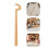 2Pcs Long Handle Wooden Pottery for Clay Ceramic Modeling 9