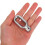 4Pcs Silver Aluminum Alloy Awning Ring Hooks Outdoor Shade Hardware 4
