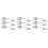 9Pcs Sturdy Silver Trumpet Marching Lyre Clip for Band Performance 4