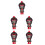 5Pcs Chinese Opera Face Changing Dolls Desktop Toys 3