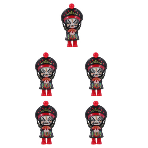 5Pcs Chinese Opera Face Changing Dolls Desktop Toys 2