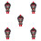 5Pcs Chinese Opera Face Changing Dolls Desktop Toys 8
