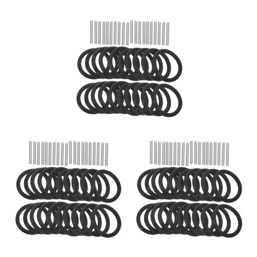60Sets O-Ring And Pins Impact Ring and Pin Socket Pins for sizes 22-34