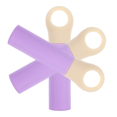 6Pcs Lavender Plastic Broom Handle Grip with Hanging Hole for Home Use 1
