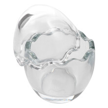 6Pcs Clear Glass Yogurt & Pudding Cups Fun Shape Dessert Cooking Bowls