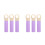 6Pcs Lavender Plastic Broom Handle Grip with Hanging Hole for Home Use 5