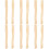 12Pcs Natural Wood Handle Replacement Khaki Fitting Accessory 3