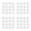 400Pcs White Plastic Hole Plug Caps Durable Door Shelf Cabinet Covers 8
