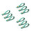 9Pcs Green Guitar Strap Holder Neck Strap for Acoustic Ukulele 8