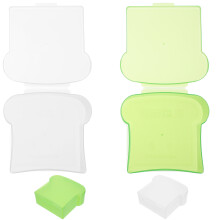 12Pcs Sandwich Storage Boxes Leak-Proof Fresh Keep Containers