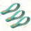 9Pcs Green Guitar Strap Holder Neck Strap for Acoustic Ukulele 10