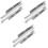 6Pcs Durable Silver Cabinet Drawer Rails Heavy Duty Soft Close Slide 8