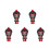 5Pcs Chinese Opera Face Changing Dolls Desktop Toys 7
