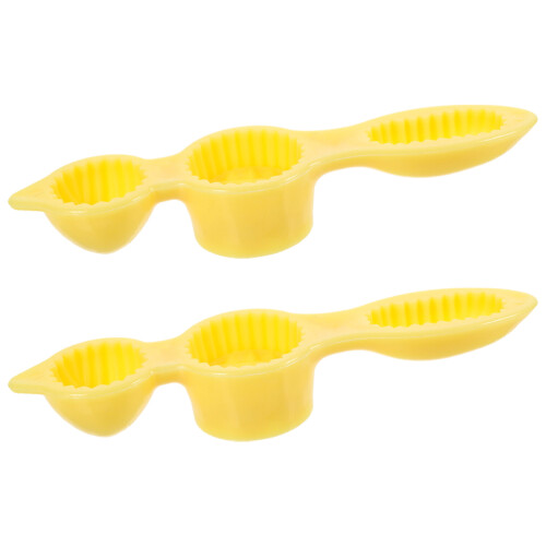 10Pcs Yellow Cookie Press Baking Mold ABS Home Baking Tools