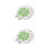 2Pcs Golf Ball Marker Hat Clips Metal Durable Markers for Training Use 8